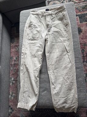 J. Crew Factory Women’s Cream Lightweight Pants